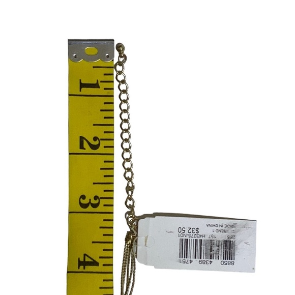 Glass Bead Crystal Necklace Cascade 5 Layer Faceted Sparkly By M. Haskell Blues - Picture 5 of 16